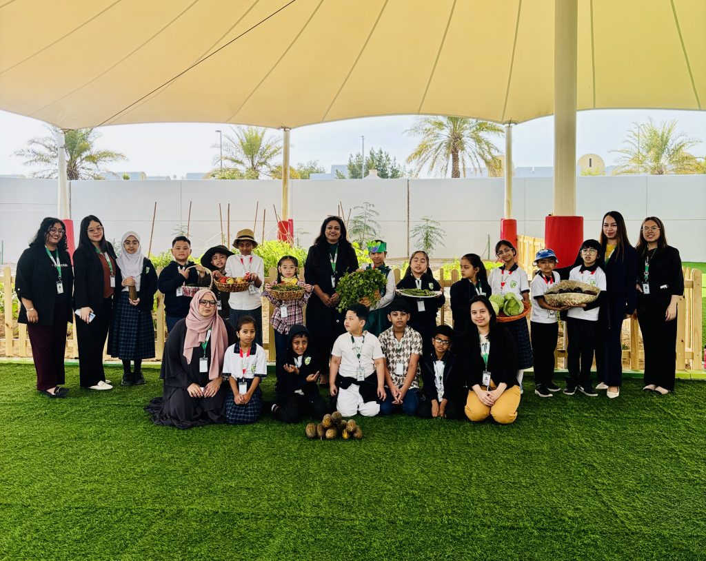 Learning grows best when hands touch the soil 🌱 Our students exploring nature, teamwork, and responsibility through hands-on gardening.