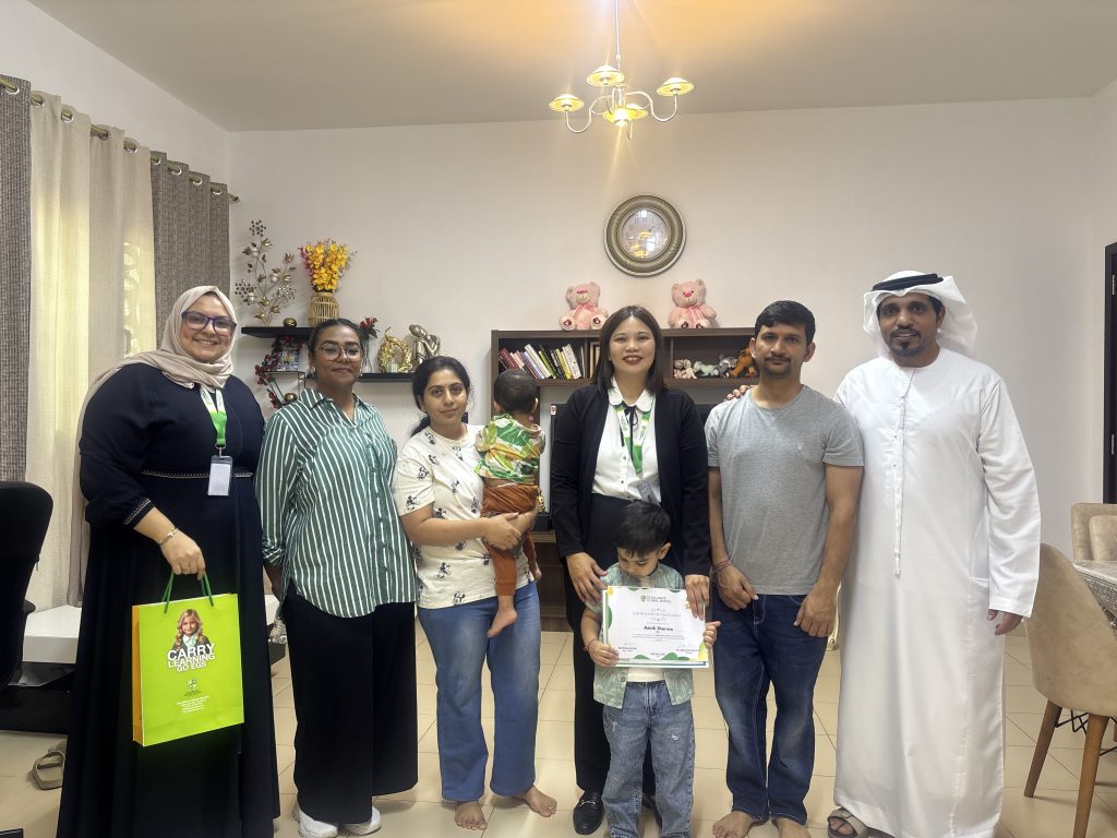 A memorable initiative during distance learning time 🏠💛 Visiting FS1 students at home